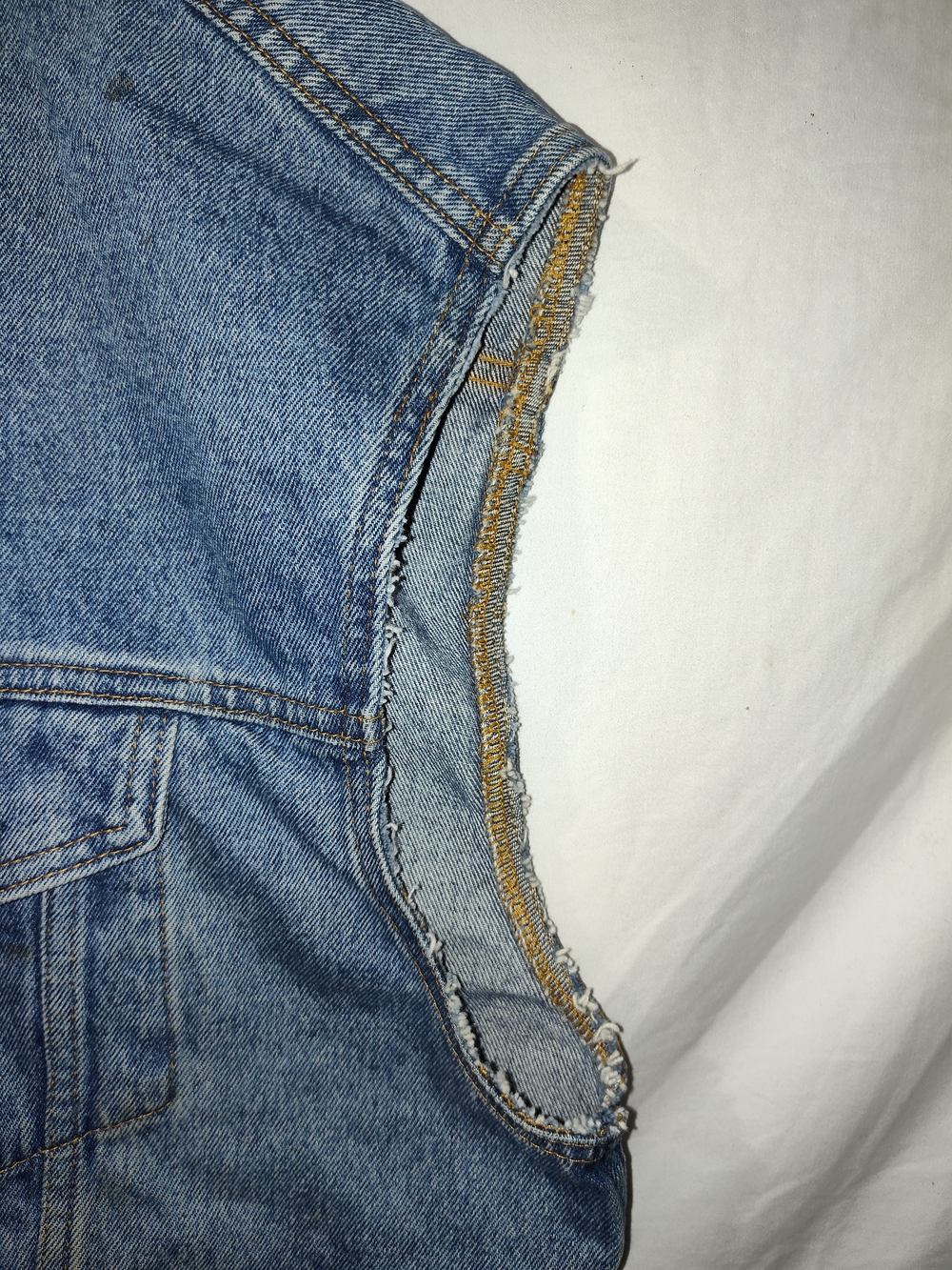 Coca-Cola Embossed Denim Vest in Light Blue - Picture 4 of 6